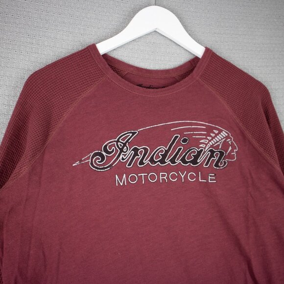 Indian Motorcycle Lucky Brand Thermal Longsleeve Large - Picture 3 of 6